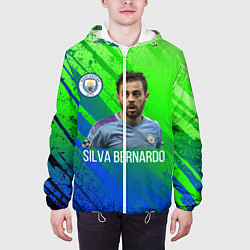 Куртка с капюшоном мужская Бернарду Силва Манчестер Сити, цвет: 3D-белый — фото 2