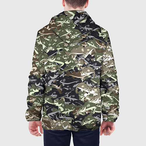 Мужская куртка Камуфляж для рыбака / 3D-Белый – фото 4