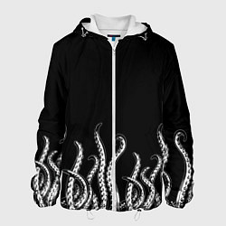 Куртка с капюшоном мужская Octopus Щупальца, цвет: 3D-белый