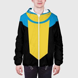 Куртка с капюшоном мужская Костюм Неуязвимого, цвет: 3D-белый — фото 2