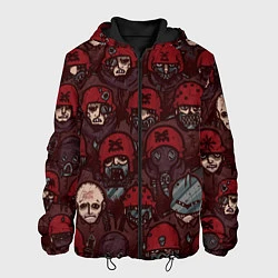 Куртка с капюшоном мужская BLOODPACT, цвет: 3D-черный