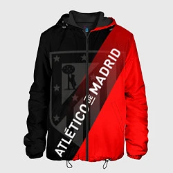 Куртка с капюшоном мужская АТЛЕТИКО МАДРИД ATLETICO, цвет: 3D-черный