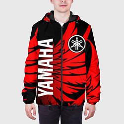 Куртка с капюшоном мужская YAMAHA ЯМАХА МОТОСПОРТ, цвет: 3D-черный — фото 2