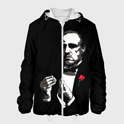 Куртка с капюшоном мужская Крёстный Отец The Godfather, цвет: 3D-белый