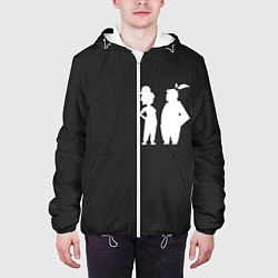 Куртка с капюшоном мужская It Takes Two Silhouette, цвет: 3D-белый — фото 2