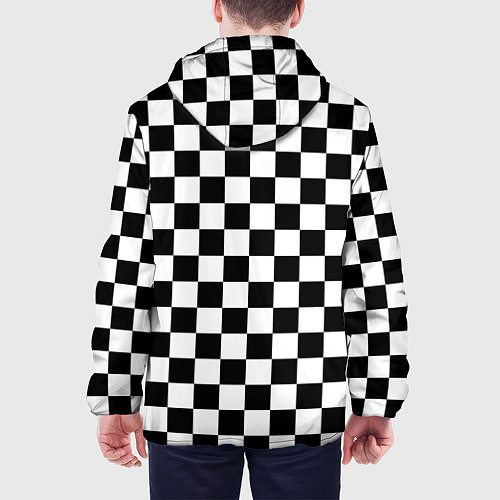Мужская куртка Шахматист / 3D-Белый – фото 4