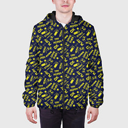 Куртка с капюшоном мужская Компьютерные Игры, цвет: 3D-черный — фото 2