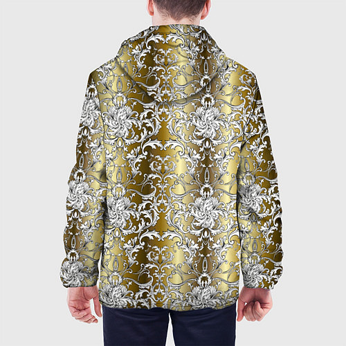 Мужская куртка Versace gold & white / 3D-Белый – фото 4