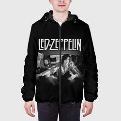 Куртка с капюшоном мужская Led Zeppelin, цвет: 3D-черный — фото 2