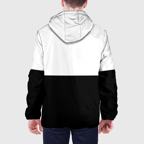 Мужская куртка Black and White / 3D-Белый – фото 4