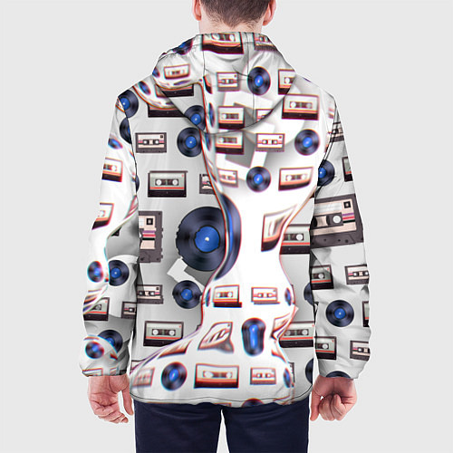 Мужская куртка Дискотека 80 / 3D-Белый – фото 4