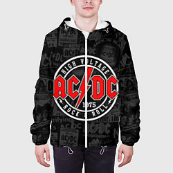 Куртка с капюшоном мужская AC DC HIGH VOLTAGE, цвет: 3D-белый — фото 2
