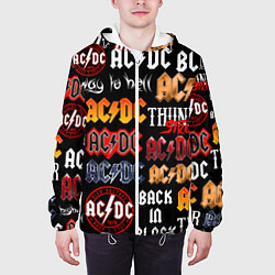 Куртка с капюшоном мужская AC DC LOGOBOMBING, цвет: 3D-белый — фото 2
