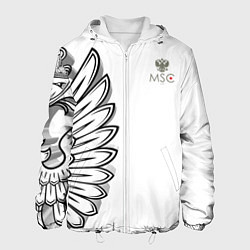 Куртка с капюшоном мужская Russia MSKSide 3D Logo New 202223, цвет: 3D-белый