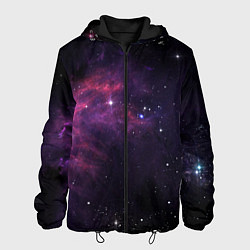 Куртка с капюшоном мужская Вселенная, цвет: 3D-черный
