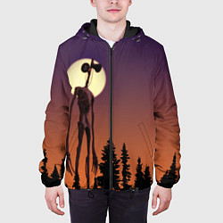 Куртка с капюшоном мужская Gradient Forest Siren Head, цвет: 3D-черный — фото 2