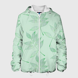 Мужская куртка Зеленые листья