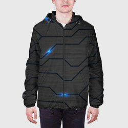Куртка с капюшоном мужская СОВРЕМЕННАЯ ТЕХНОЛОГИЯ СТАЛЬ, цвет: 3D-черный — фото 2