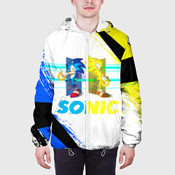 Куртка с капюшоном мужская СУПЕР СОНИК Z, цвет: 3D-белый — фото 2