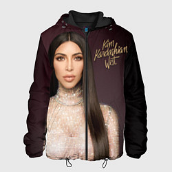 Куртка с капюшоном мужская Ким Кардашьян, цвет: 3D-черный