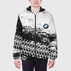 Куртка с капюшоном мужская СЛЕД БМВ BMW Z, цвет: 3D-черный — фото 2