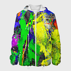 Мужская куртка Брызги красок Grunge Paints