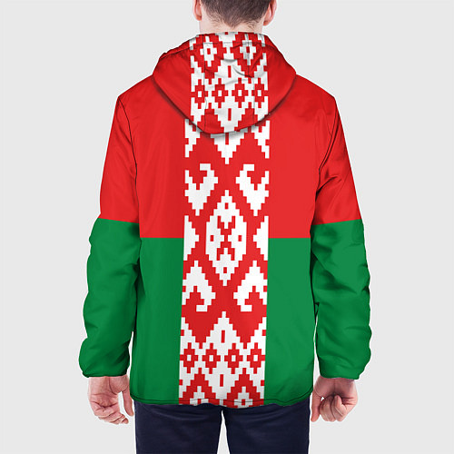 Мужская куртка Белоруссия / 3D-Белый – фото 4