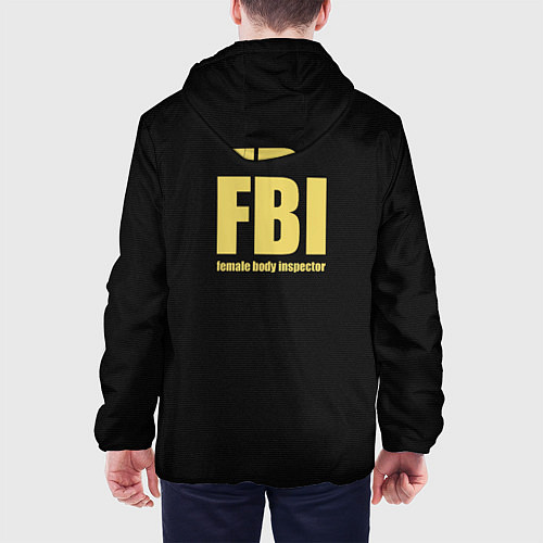 Мужская куртка FBI Female Body Inspector / 3D-Белый – фото 4