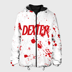 Куртка с капюшоном мужская Dexter logo Декстер брызги крови, цвет: 3D-черный