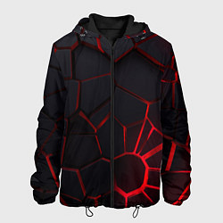 Мужская куртка Адские 3D плиты 3Д геометрия плиты