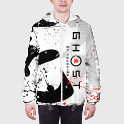 Куртка с капюшоном мужская GHOST OF TSUSHIMA ПРИЗРАК ЦУСИМЫ БЕЛЫЙ, цвет: 3D-белый — фото 2