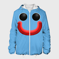Куртка с капюшоном мужская Huggy Waggy smile, цвет: 3D-белый