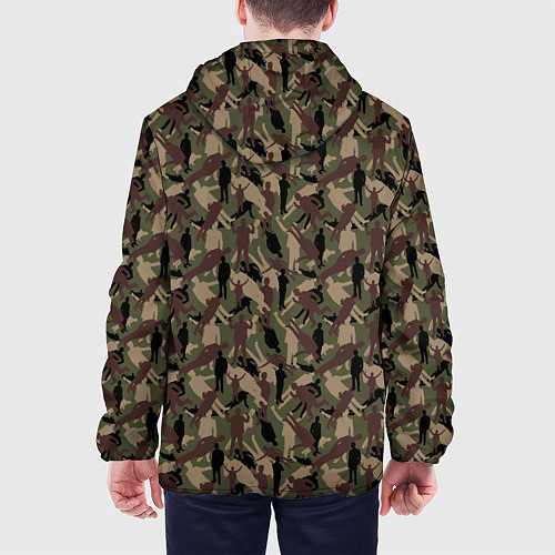 Мужская куртка Бизнесмен камуфляж / 3D-Черный – фото 4