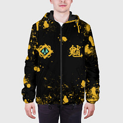 Куртка с капюшоном мужская ОХОТНИК НА ДЕМОНОВ СЯО, цвет: 3D-черный — фото 2