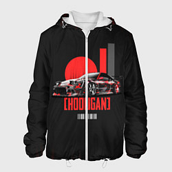 Куртка с капюшоном мужская HOOLIGAN HOONIGAN, цвет: 3D-белый