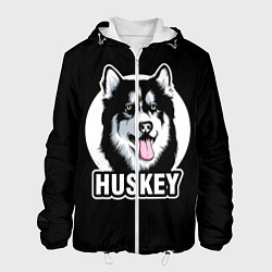 Мужская куртка Собака Хаски Husky