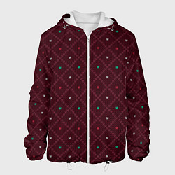 Куртка с капюшоном мужская Knitted Texture, цвет: 3D-белый