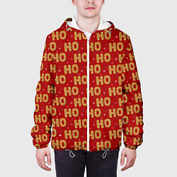 Куртка с капюшоном мужская HO-HO-HO, цвет: 3D-белый — фото 2