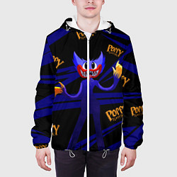 Куртка с капюшоном мужская Poppy Playtime Геометрия, цвет: 3D-белый — фото 2