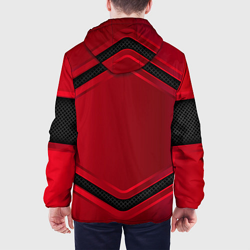 Мужская куртка LOLA red black 3D / 3D-Белый – фото 4