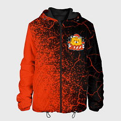 Куртка с капюшоном мужская HAPPY NEW YEAR TIGER - CUTE 2022 - Spray, цвет: 3D-черный