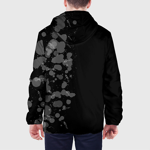 Мужская куртка JAGUAR - Краска Сбоку / 3D-Черный – фото 4