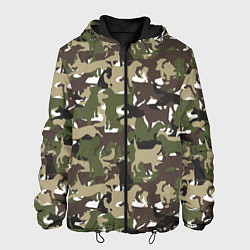 Мужская куртка Камуфляж из Собак Camouflage
