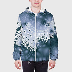 Куртка с капюшоном мужская Коллекция Journey Синий 592-1, цвет: 3D-белый — фото 2