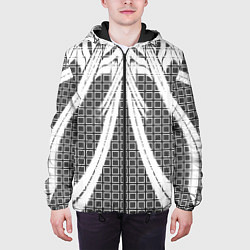 Куртка с капюшоном мужская Коллекция Journey Снежный цветок 535-3М5 Дополнени, цвет: 3D-черный — фото 2