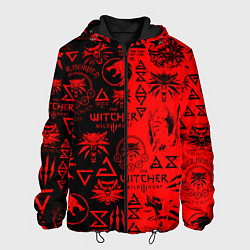 Мужская куртка THE WITCHER LOGOBOMBING BLACK RED