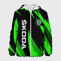 Мужская куртка SKODA Логотип Узор