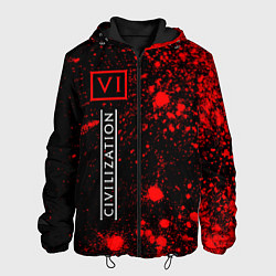 Мужская куртка CIVILIZATION VI Арт По вертикали