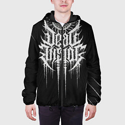 Куртка с капюшоном мужская DEAD INSIDE, Сороконожка, цвет: 3D-черный — фото 2