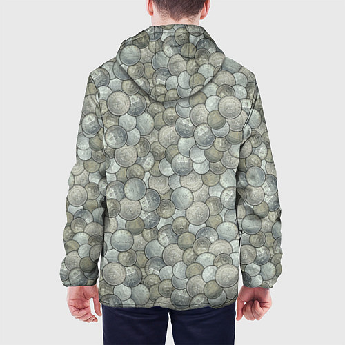 Мужская куртка Монеты Германии начала 20 века Рейхсмарка с имперс / 3D-Черный – фото 4
